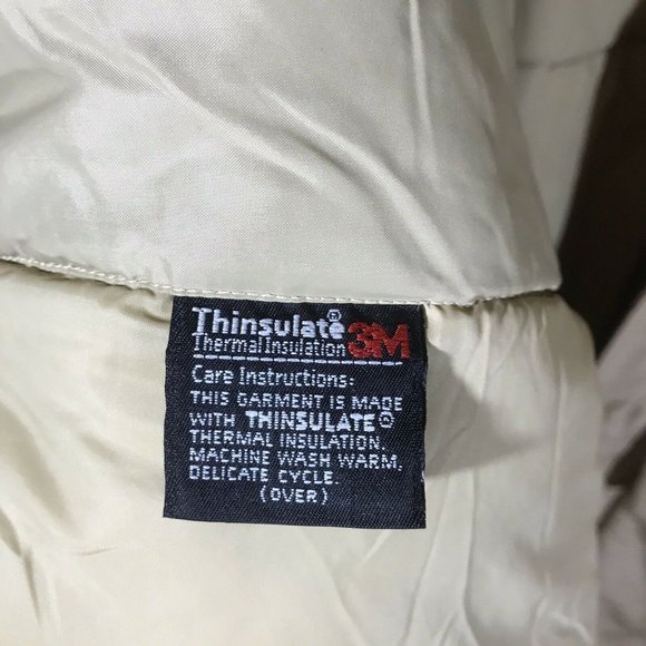 Vintage Columbia Ranger Parka Puffer Jacket Coat Mens Size Medium Full Zip Brown - Picture 7 of 12